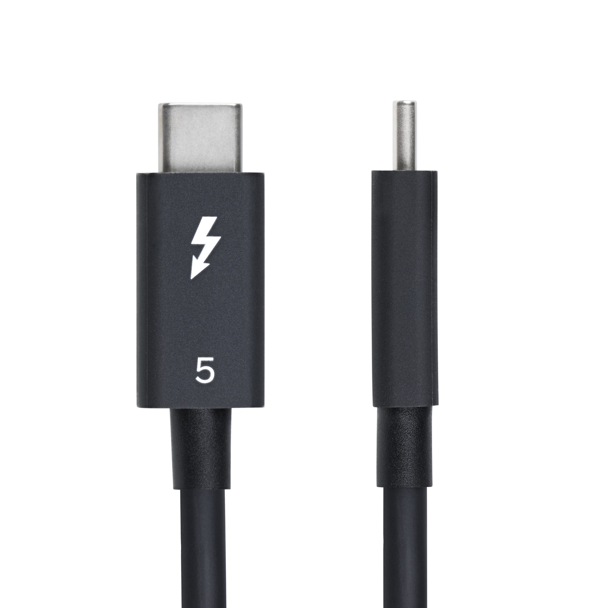 StarTech.com 50cm Thunderbolt 5 Kabel, 80Gbps/Tot 120Gbps, 240W PD EPR, 8K 60Hz, Thunderbolt-Gecertificeerde Kabel, Compatibel met Thunderbolt 4/USB4/USB-C - Afbeelding 3