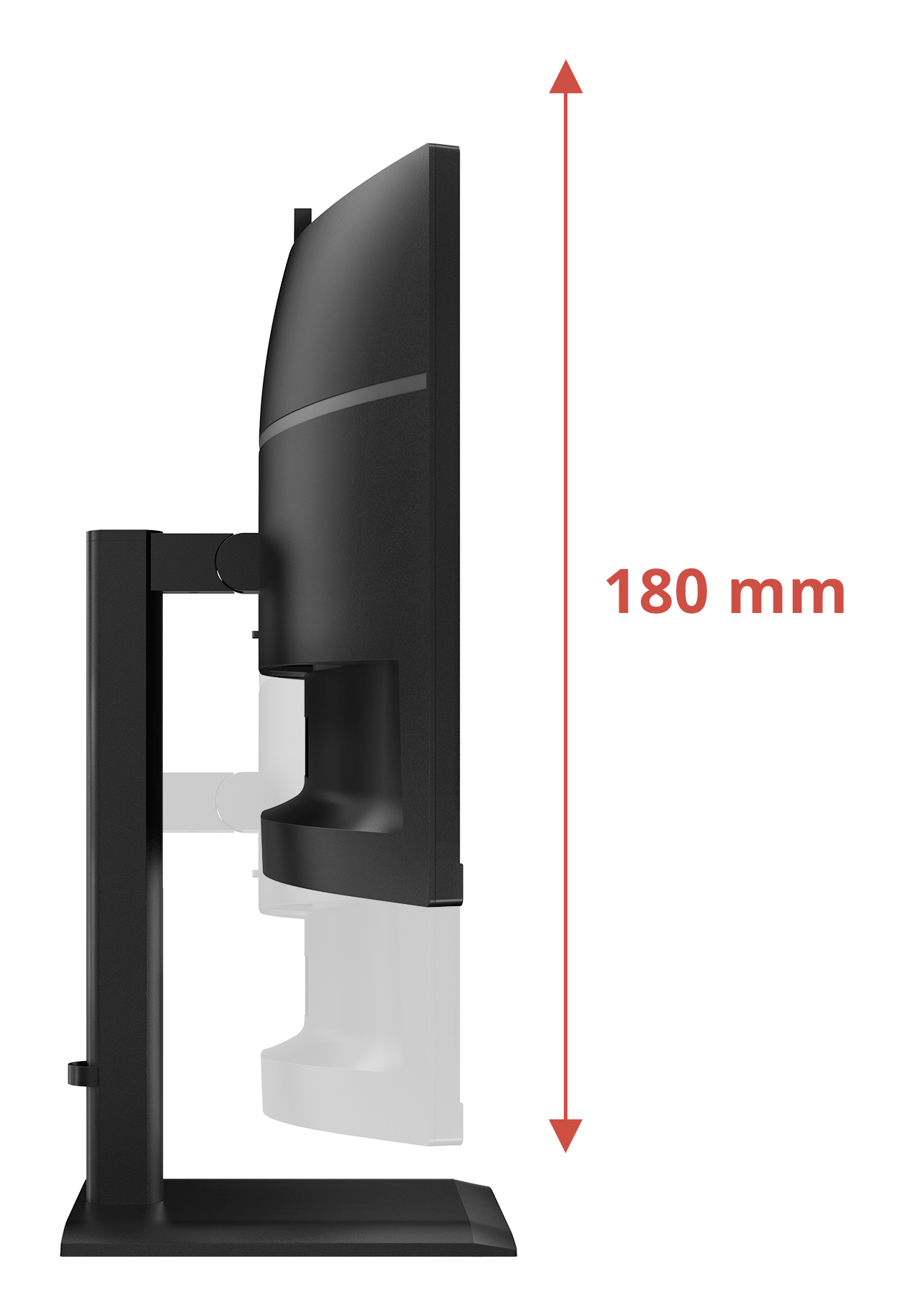 AOC CU34E4CW/75 computer monitor 86,4 cm (34") 3440 x 1440 Pixels Zwart - Afbeelding 4