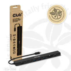 CLUB3D 10-1 Portable Dock USB Type-C® 10Gbps to HDMI™ 8K30Hz PD3.1 Max.140Watt - Afbeelding 5