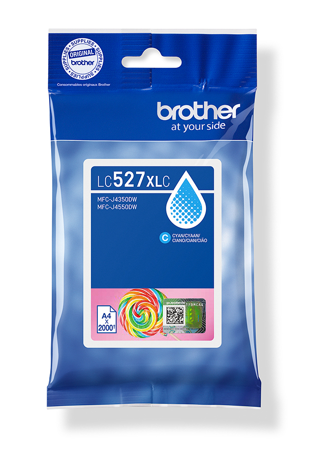 Brother LC527XLC inktcartridge 1 stuk(s) Origineel Hoog (XL) rendement Cyaan - Afbeelding 2