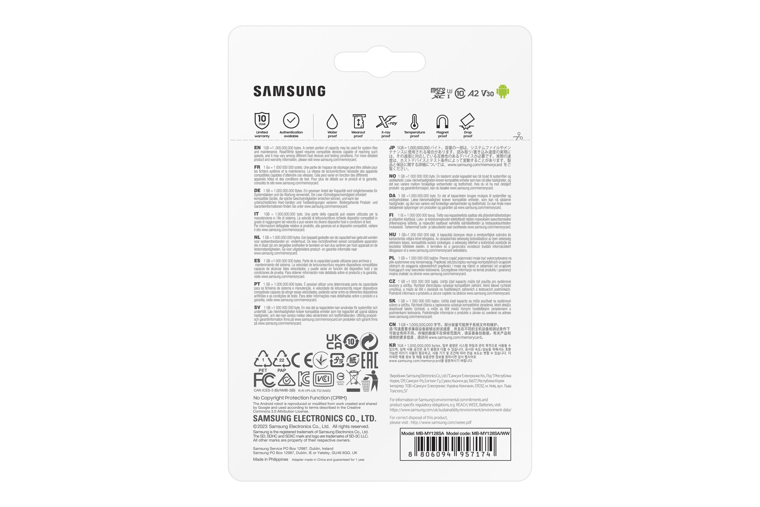 Samsung MB-MY128S 128 GB MicroSDXC UHS-I - Afbeelding 10
