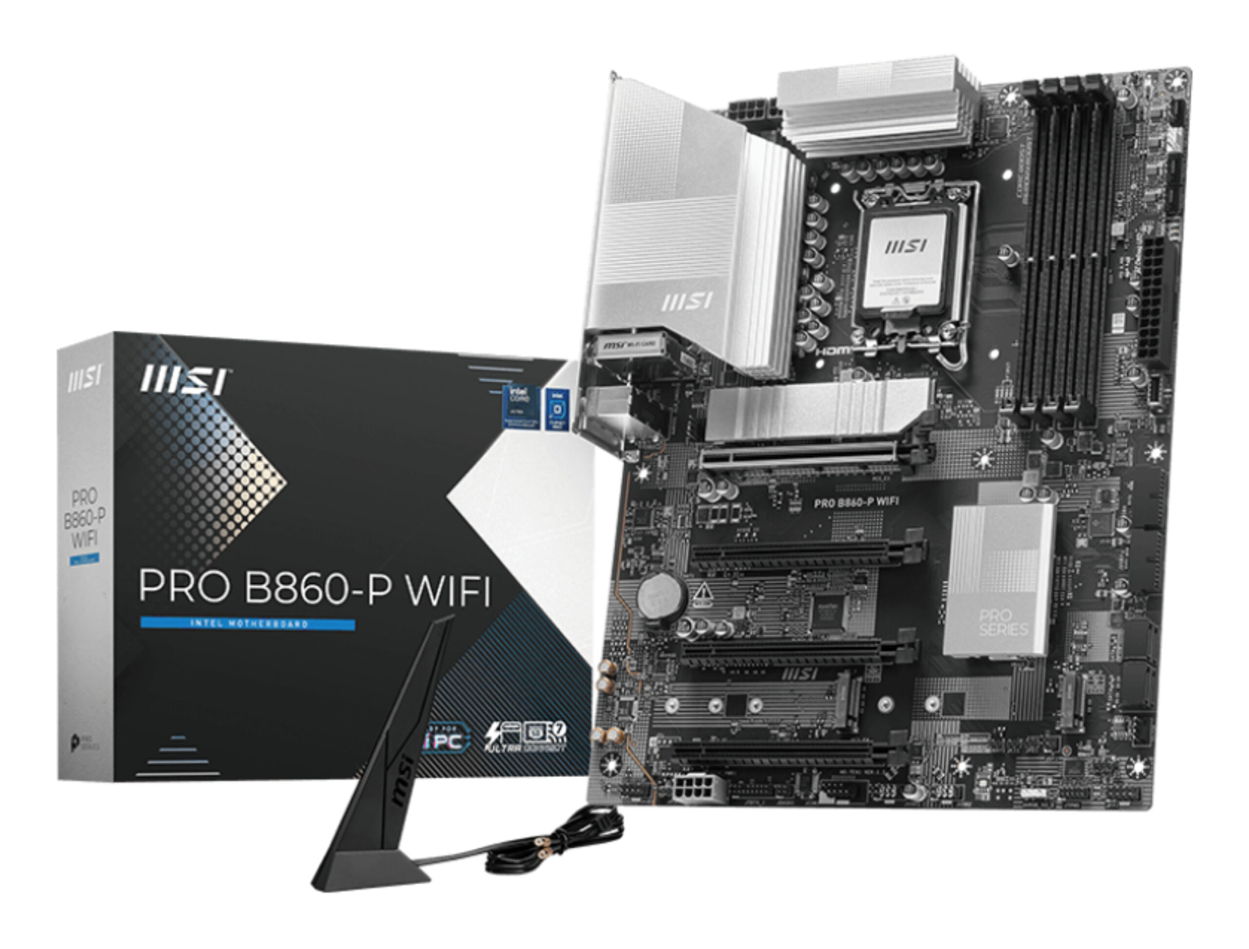 MSI PRO B860-P WIFI moederbord Intel B860 LGA 1851 (Socket V1) ATX - Afbeelding 2
