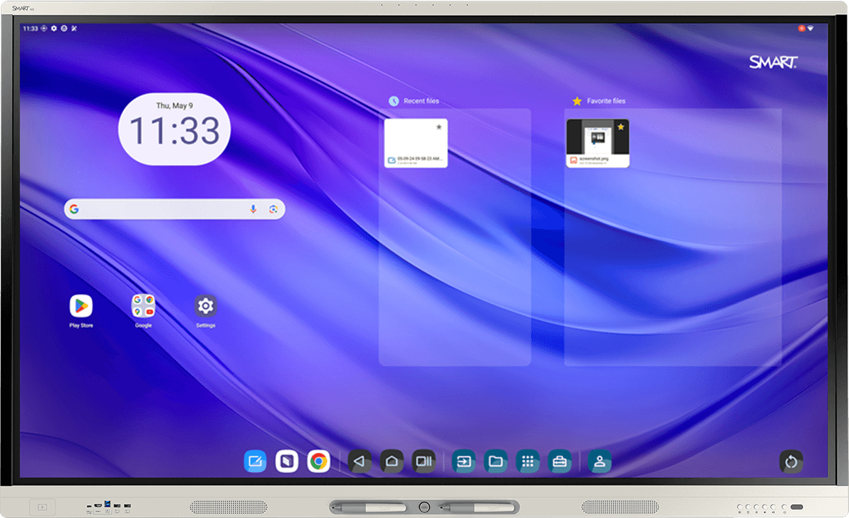 SMART Technologies MX286-V5 interactief whiteboard 2,18 m (86") 3840 x 2160 Pixels Touchscreen Zilver USB / Bluetooth - Afbeelding 2