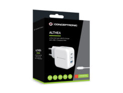 Conceptronic ALTHEA17W oplader voor mobiele apparatuur Universeel Wit AC Snel opladen Binnen - Afbeelding 3