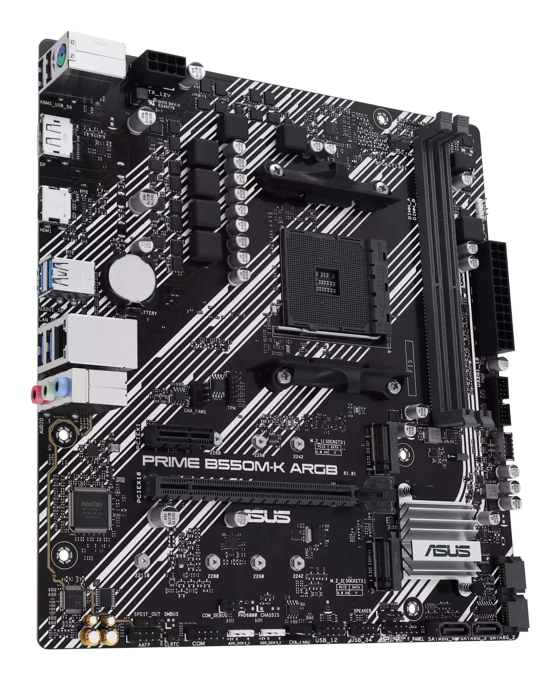 ASUS PRIME B550M-K ARGB AMD B550 Socket AM4 micro ATX - Afbeelding 5