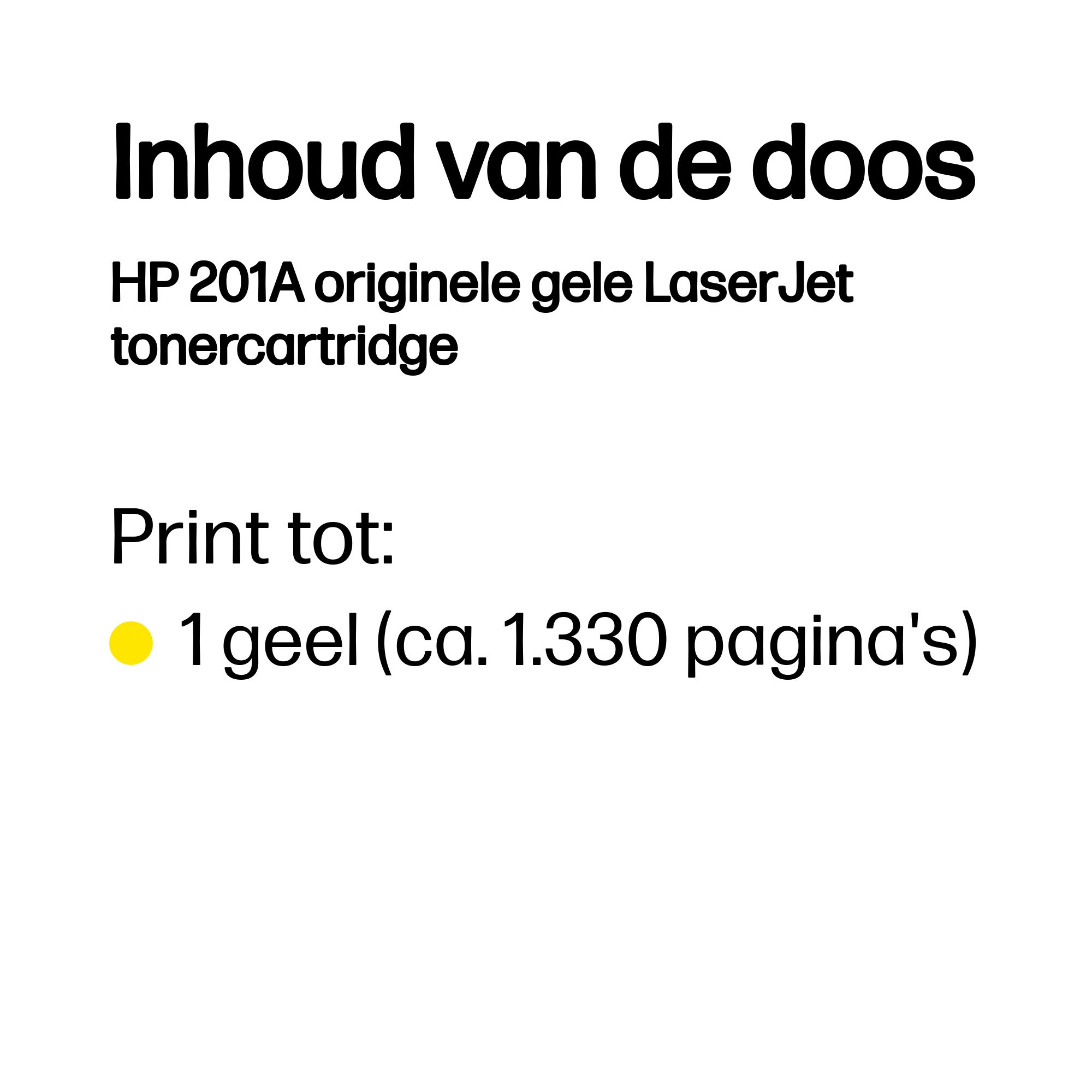 HP 201A originele gele LaserJet tonercartridge - Afbeelding 4