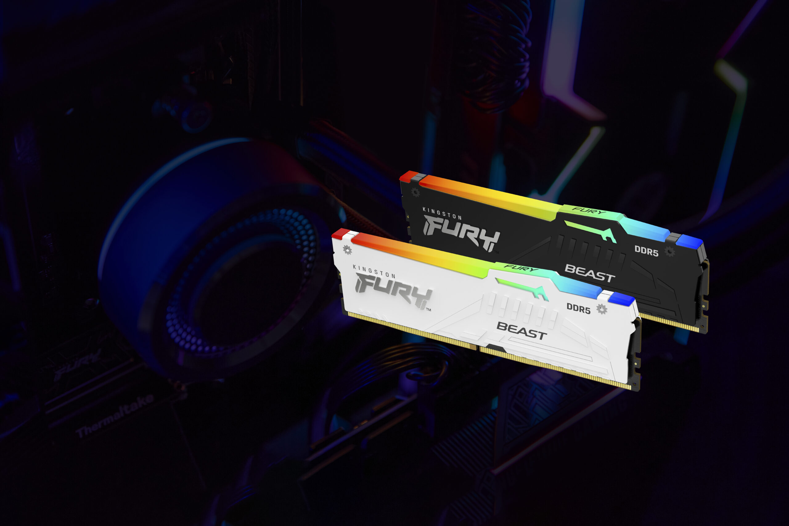 Kingston Technology FURY Beast 32GB 6000MT/s DDR5 CL36 DIMM White RGB EXPO - Afbeelding 6