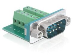 DELOCK Adapter Terminalblock 10Pin -> D-Sub9 stekker