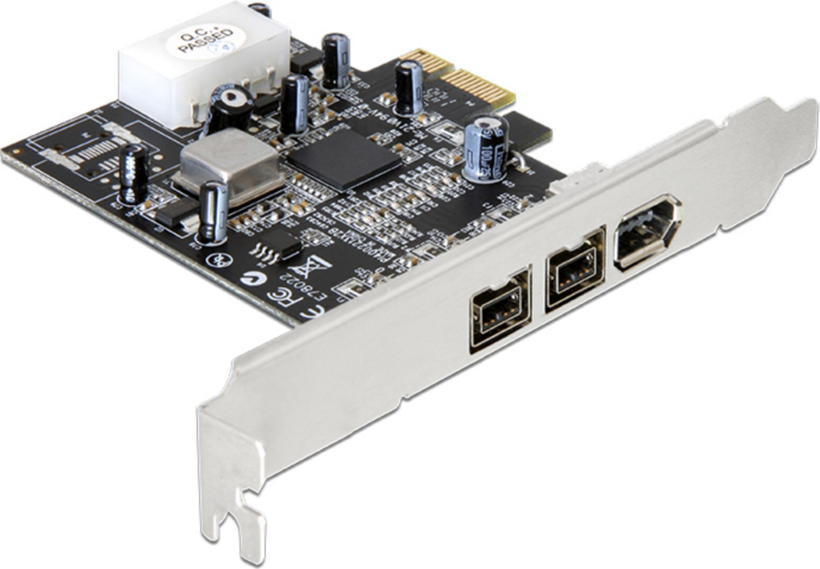 DELOCK PCI Expr Card 2x FireWire800 + 1x FW400 ext