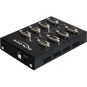 DELOCK Serieel-Hub 8-Port 1x USB -> 8x D-Sub9 extern
