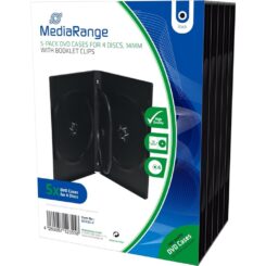 MediaRange DVD doosje 4de DVD Box 5 stuks