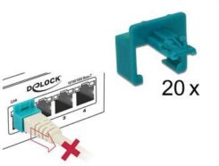 DELOCK RJ45 Secure Clip Starter Set 20Stück