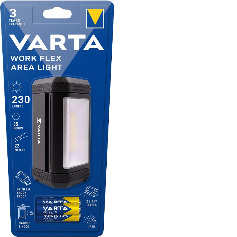 Varta zaklantaarn Work Flex Area Light 3AA