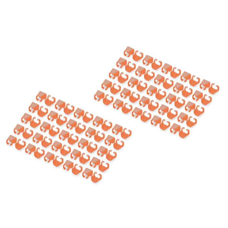 DIGITUS Farbclips voor Patchkabel 100Stk. Orange