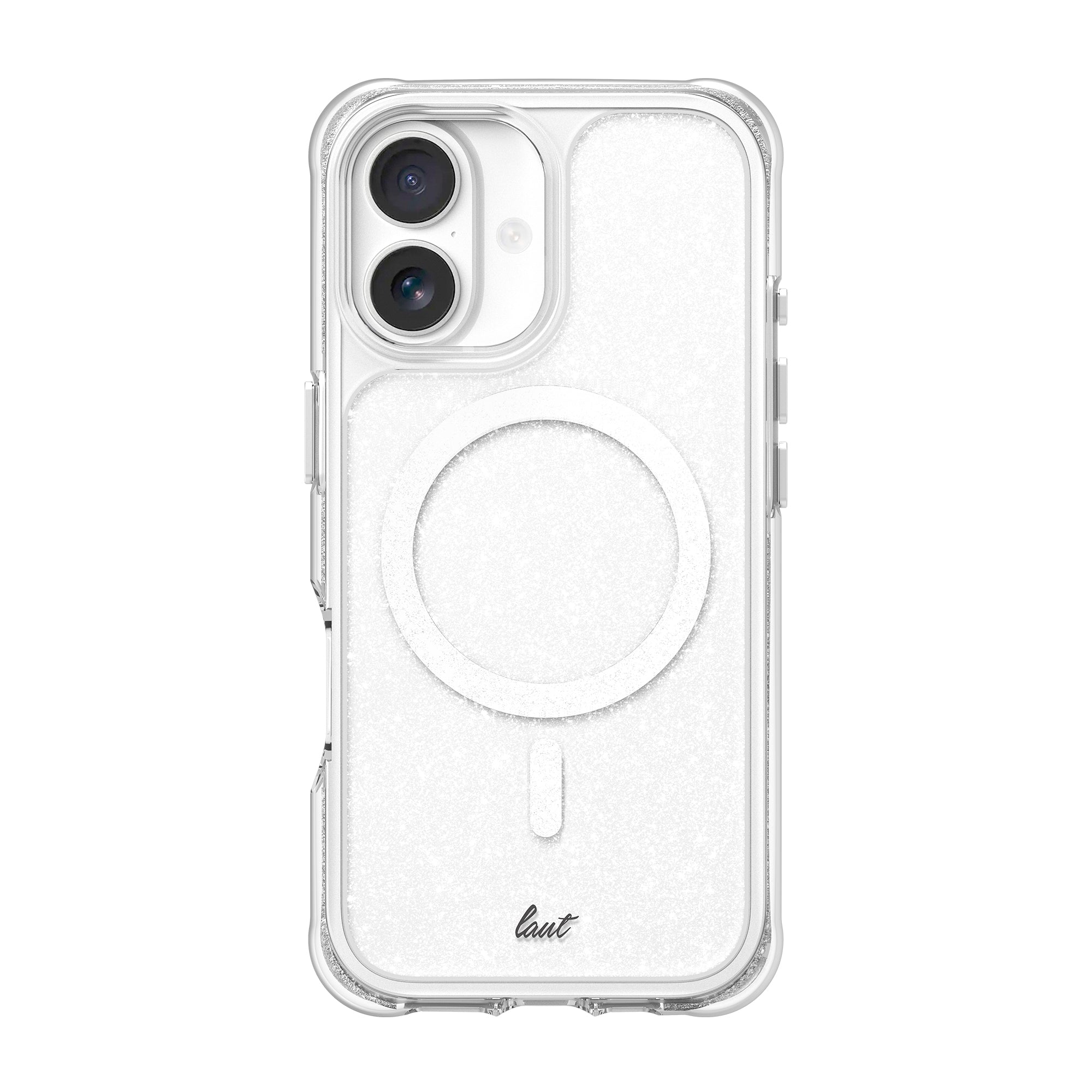 LAUT AERO SPARKLE for iPhone 17 - Crystal Silver