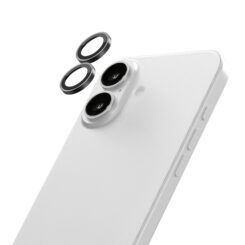 LAUT PRIME GLASS CAMERA RING PROTECTOR for iPhone 17 Black