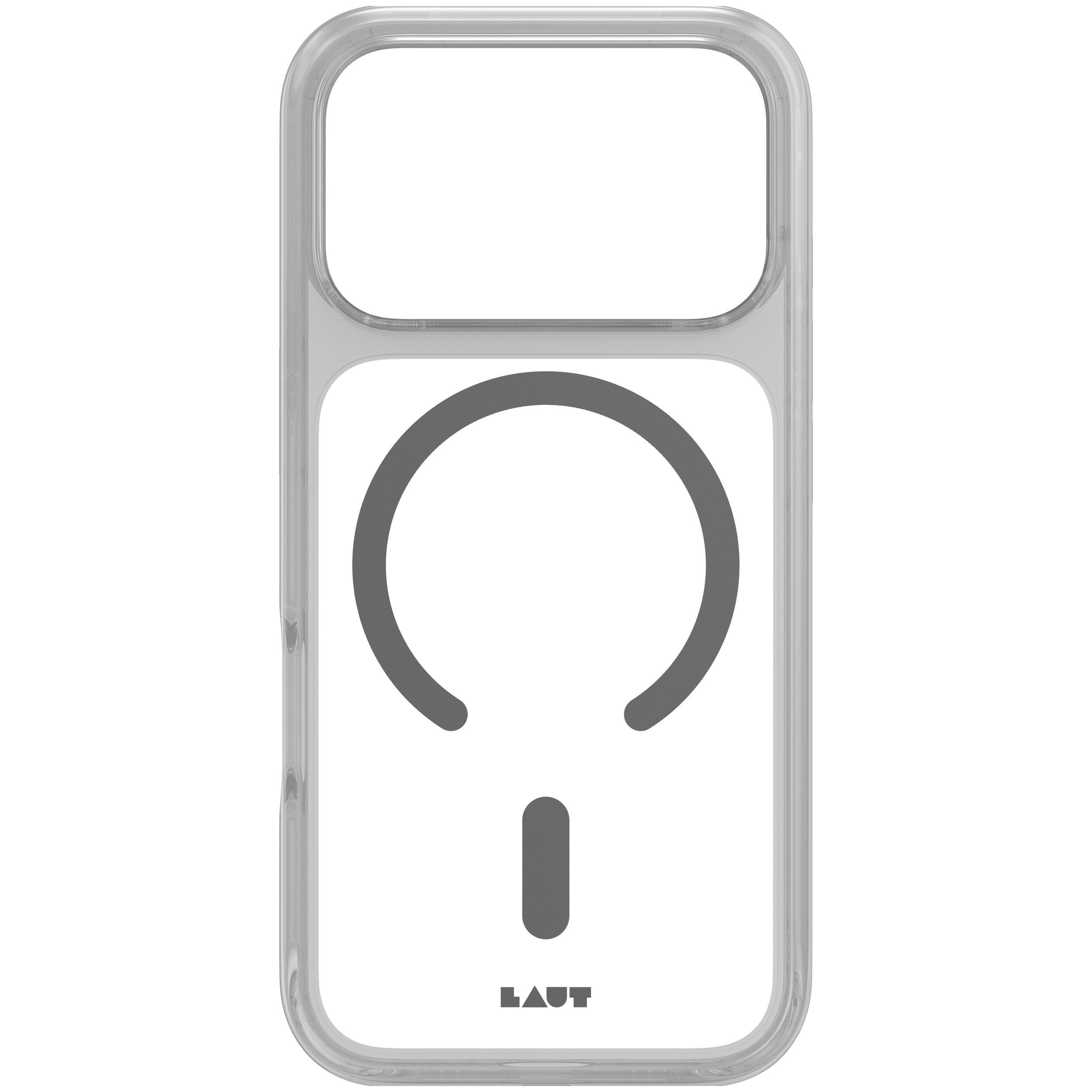 LAUT CRYSTAL FLURO for iPhone 17 Pro - Clear Grey
