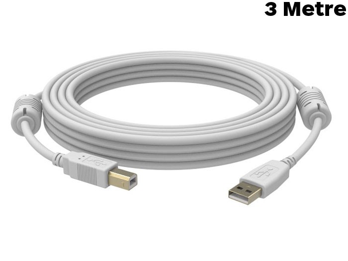 VISION Techconnect 3m White USB cable
