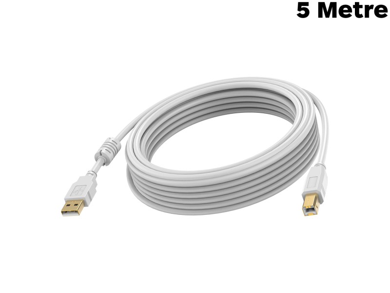 VISION Techconnect 5m White USB cable