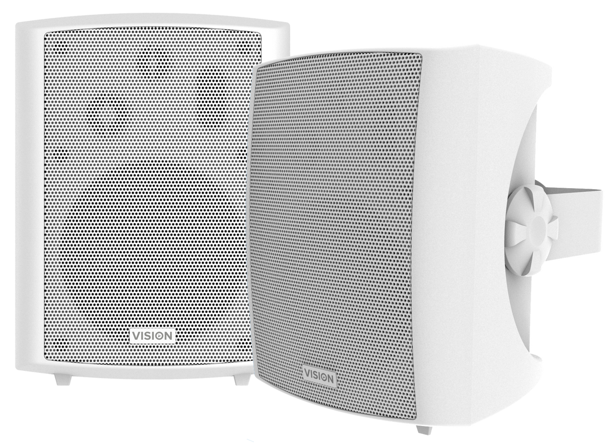 VISION 5.25 Pair White Wall Speakers