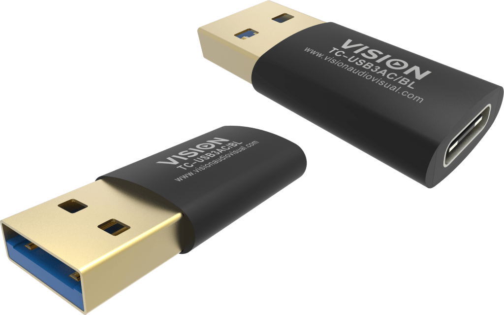 VISION USB-3.0A M to USB-C F Adaptor