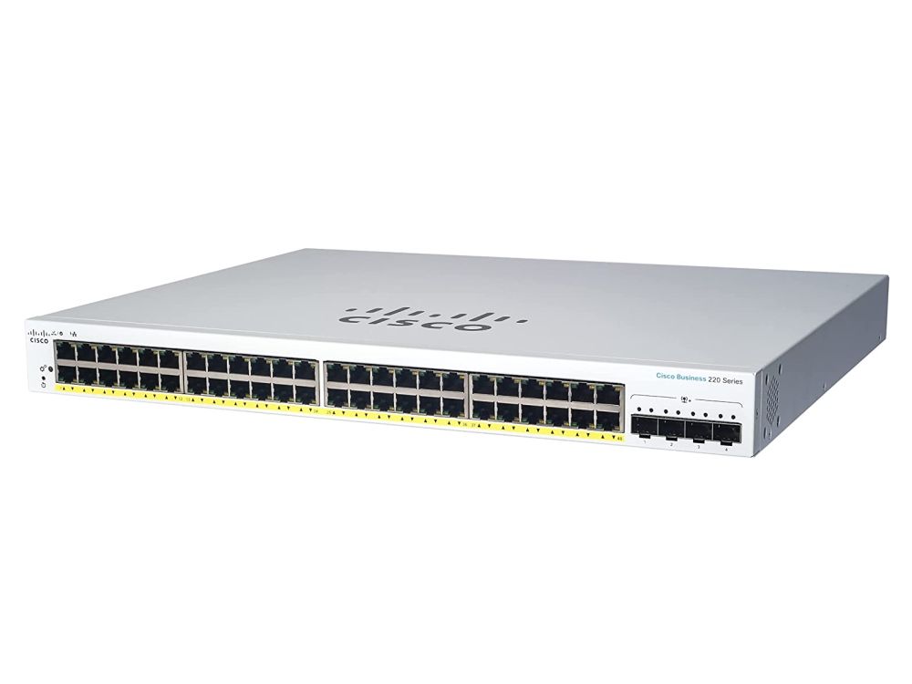 Bus 220 SmtSwitch 48p GE PoE 4x1G SFP