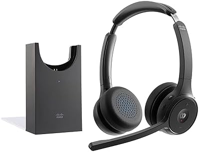 Headset722 WlessDual+StandCrbnBlack USBA