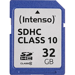 SD Card 32GB Intenso Class10