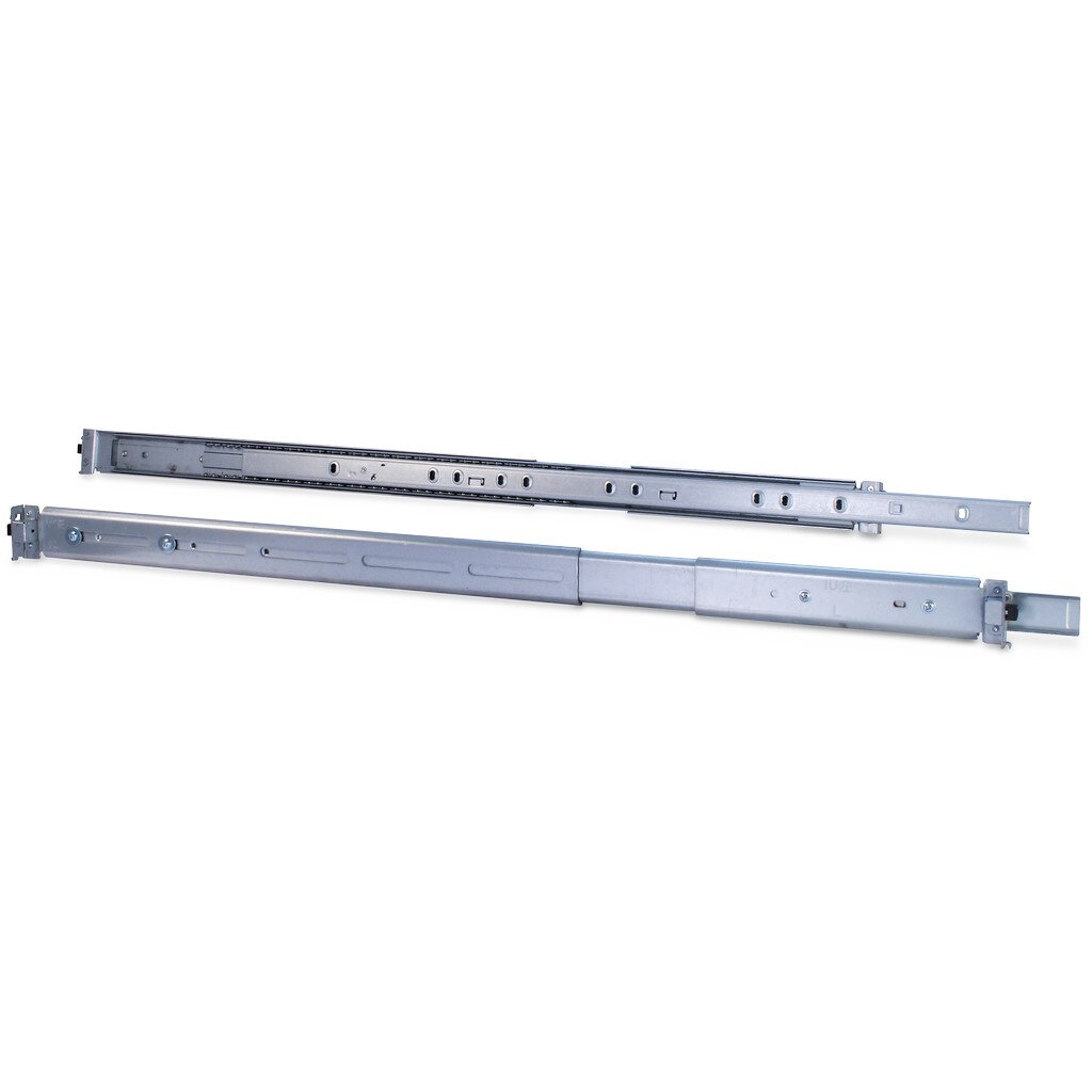Inter-Tech 26 Teleskopschienensatz 1U 650 mm Silber