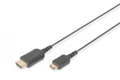 Câble de connexion HDMI à haut débit de type C vers A, HighFlex M/M, 2.0m, 4K Ultra HD@30Hz, active CE, gold, bl