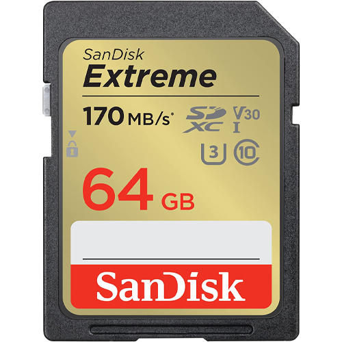 SD Extreme UHS-I Card 64GB SanDisk SDXC