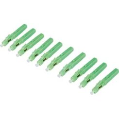 DIGITUS LWL Feldstecker LC/APC Singlemode 10 Stk. groen