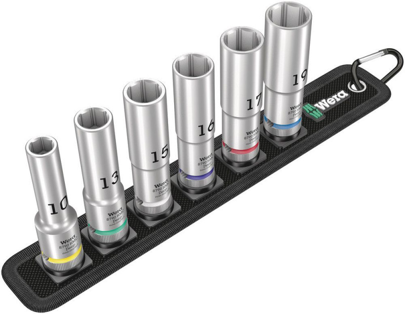 Wera Belt C Deep 1 Steckschlüsseleinsatz-Satz, 1/2-Antrieb