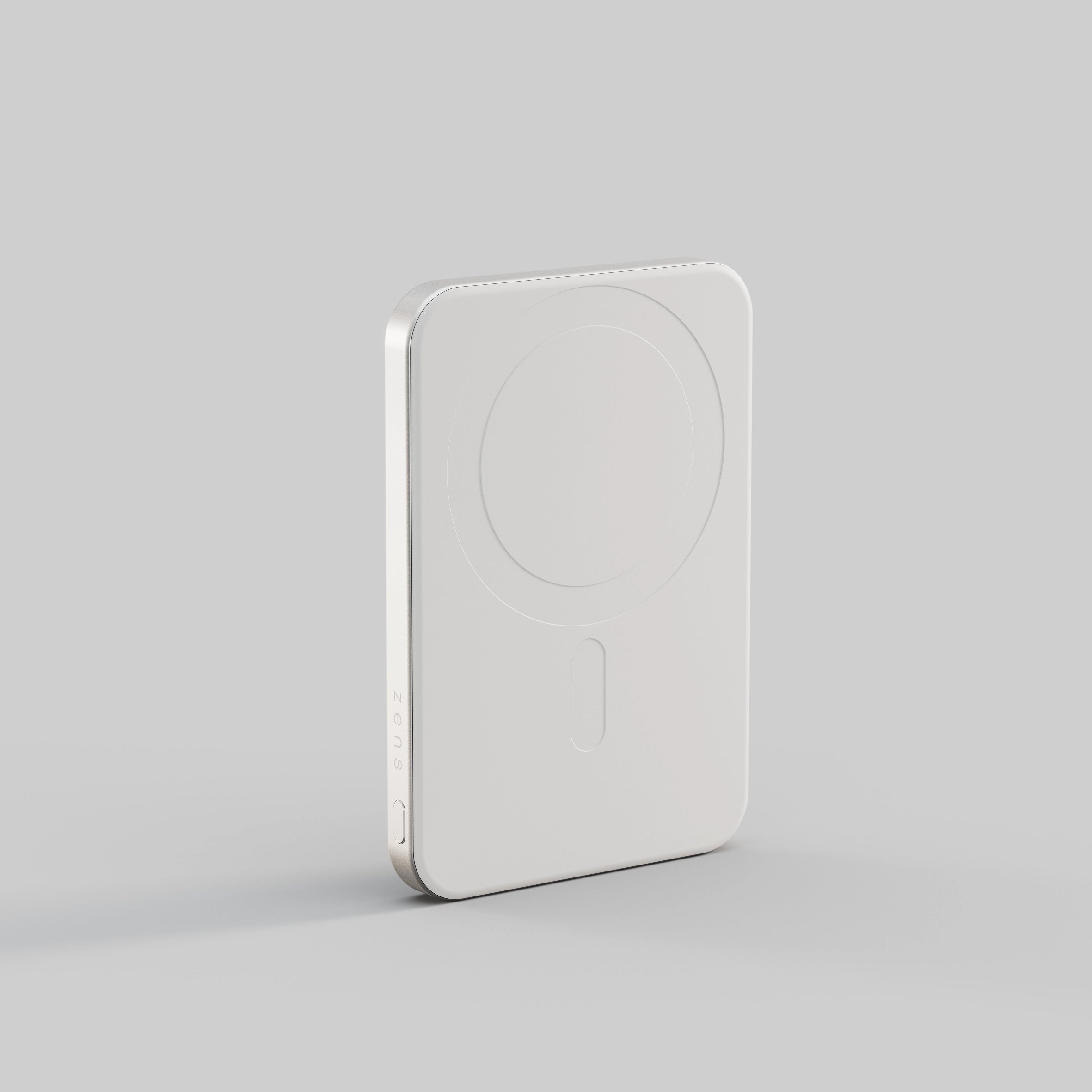 Zens Slim Qi2 Al Powerbank 5000mAh White