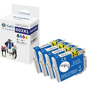G&G XL-Druckerpatronen kompatibel mit Epson 603XL/Multipack