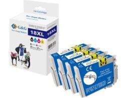 G&G Druckerpatronen 4er Set für Epson 18XL/ T1816 BK/C/M/Y