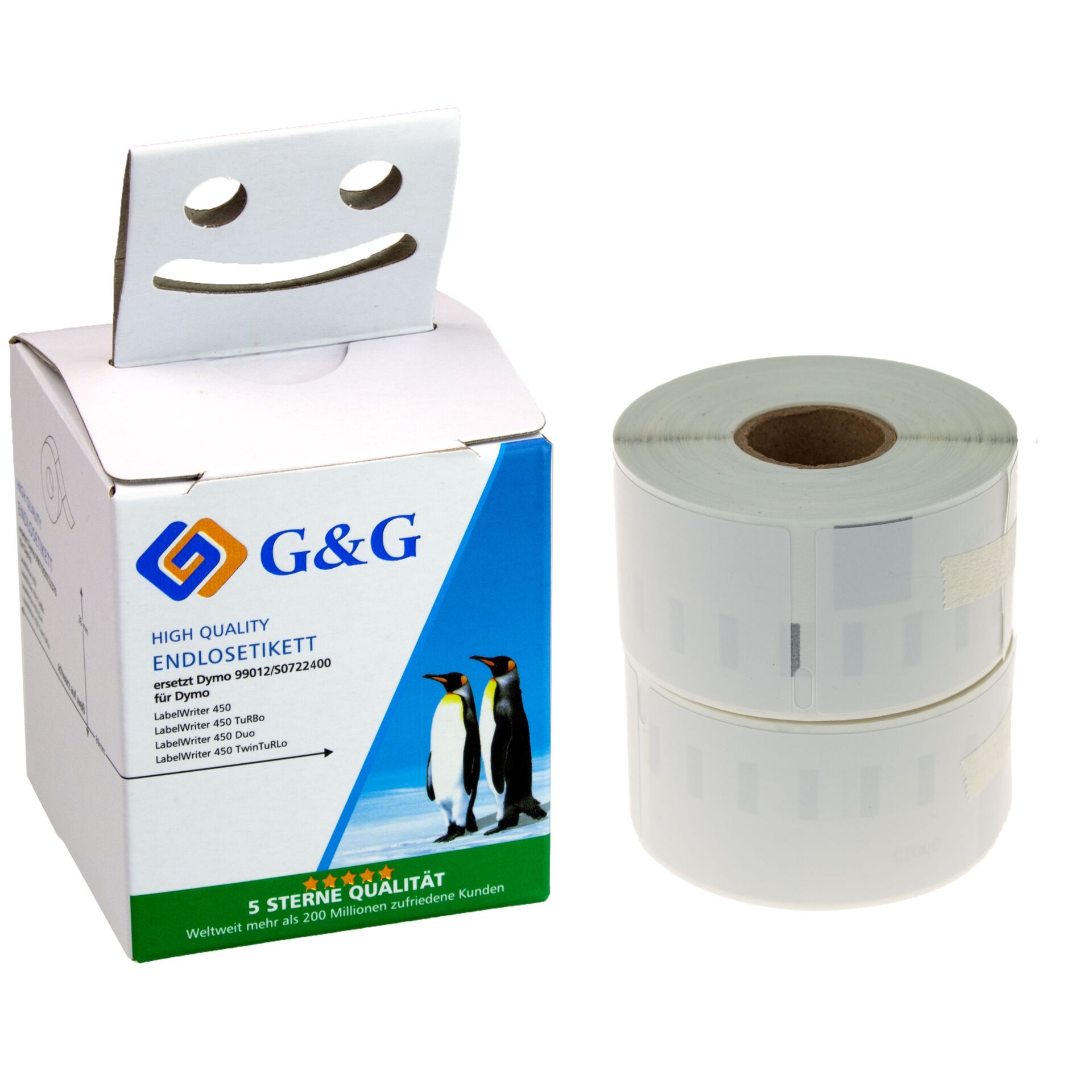 G&G Etiketten DYMO 99012/ S0722400 36x89 mm Weiß 520 Stk