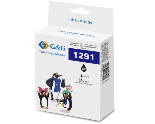 G&G XL-Patrone kompatibel mit Epson T1291/C13T12914012