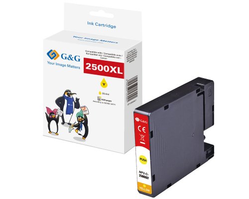 G&G XL-Druckerpatrone kompatibel mit Canon PGI-2500XLY