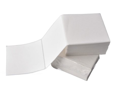 G&G Etiketten 500 Stück 100 x 100 mm weiß Z-Faltung