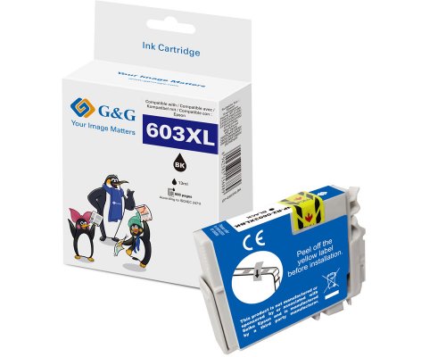 G&G XL-Druckerpatrone kompatibel mit Epson 603XL Schwarz