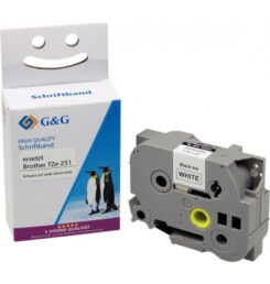 G&G Schriftband kompatibel mit Brother TZe-251