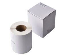 G&G Etikettenrolle 500 Stück 100 x 75 mm weiß