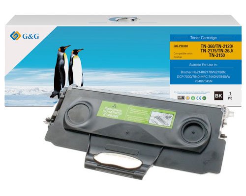 G&G XL-Toner kompatibel mit Brother TN-2120