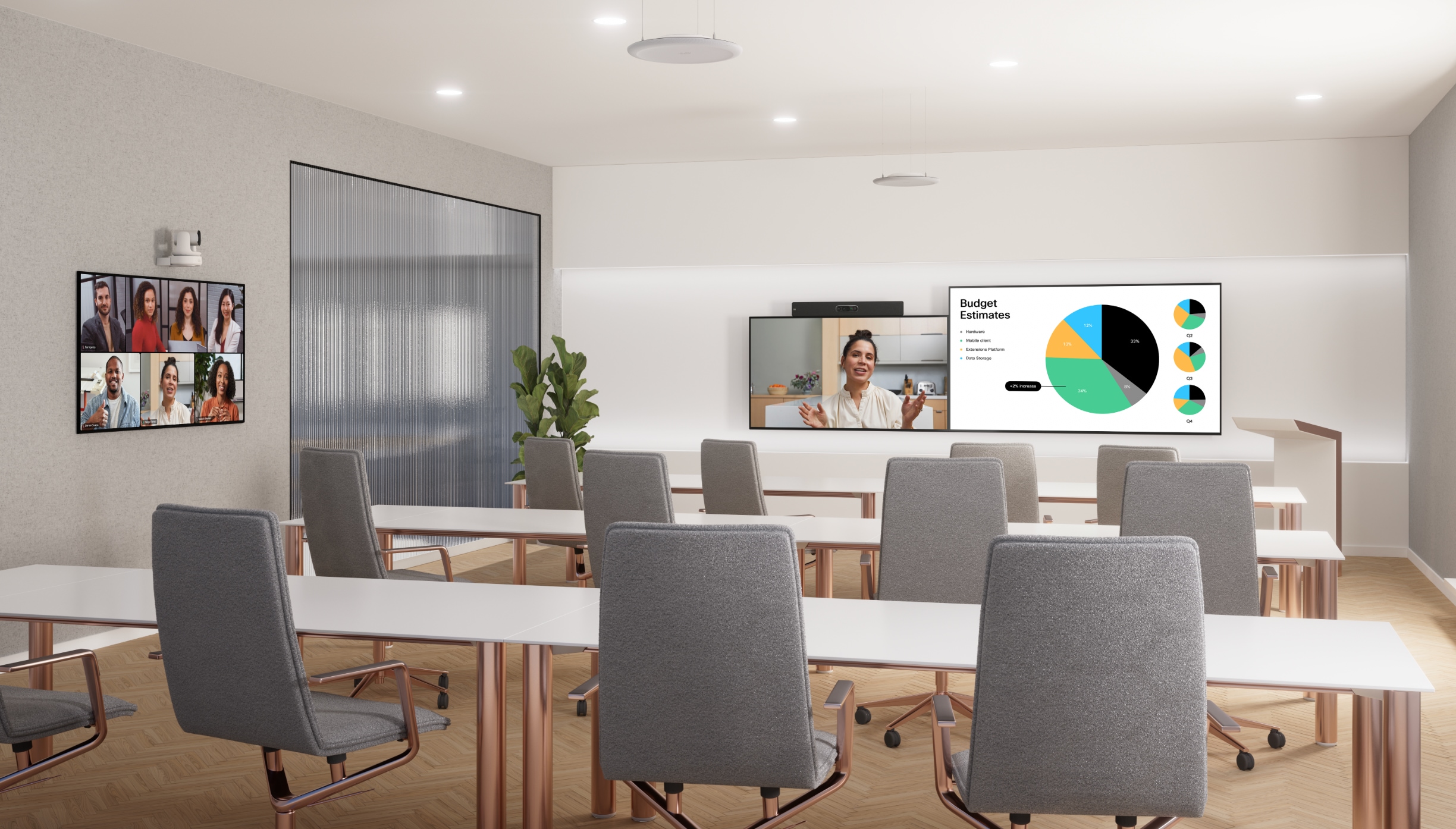 Room Vision PTZ Camera Carbon Black SPAR