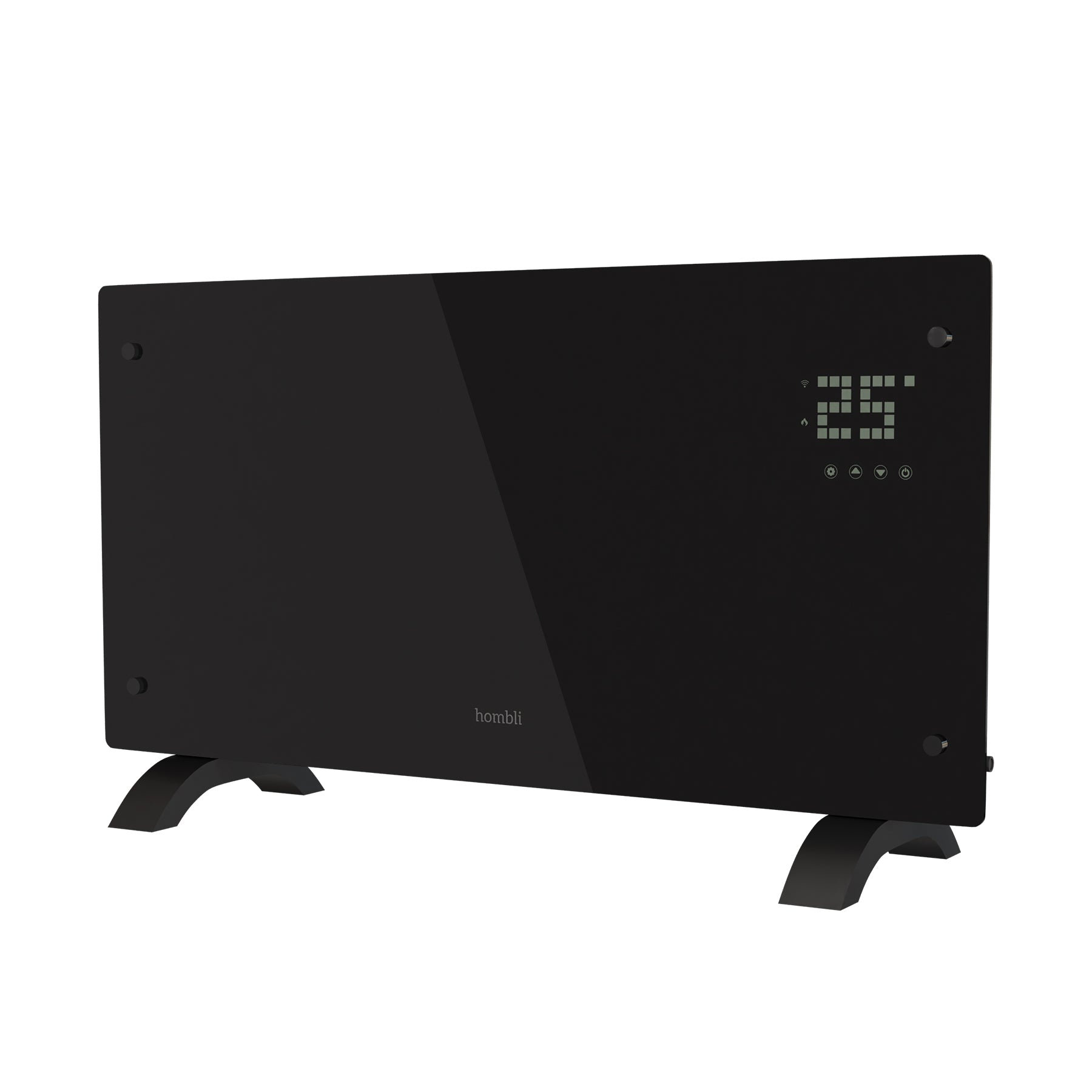 Smart Convection Heater - 2000W Black Glass
