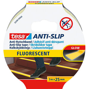 tesa Anti-Rutschband fluoreszierend 5m 25mm