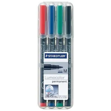 STAEDTLER Folienstift Lumocolor M perm 4St