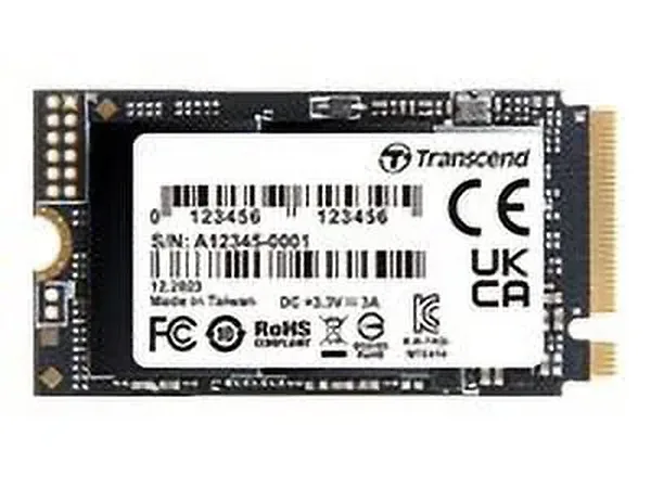 512GB M.2 2242 PCIe Gen4x4 NVMe 3D TLC DRAM-less