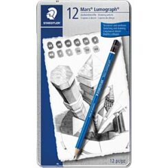 STAEDTLER potlood Mars Lumograph 12ST Sechskant